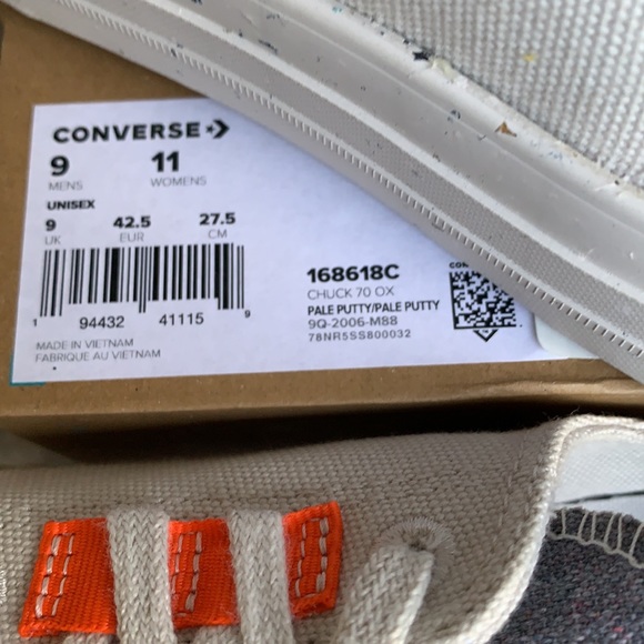 CONVERSE CHUCK 70 OX PALE PUTTY MEN’S - Picture 13 of 13